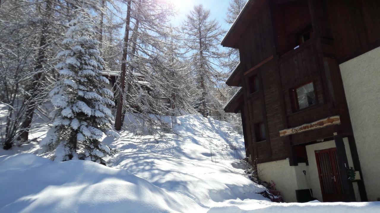 Chalet Les Arolles Les Orres Exteriör bild